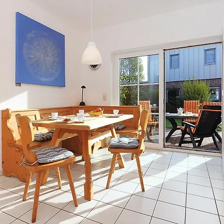 Дом отдыха Jever-ferienhaus Gartenblick Йевер